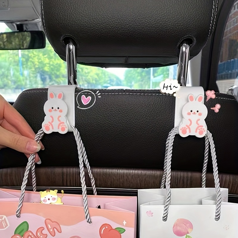 1pc Car Seat Back Small Cartoon Hook Hook Cute Cartoon Rear