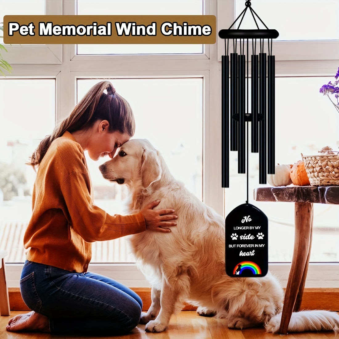 Pet Memorial Wind Chimes Dog Memorial Gifts Loss Dog Temu