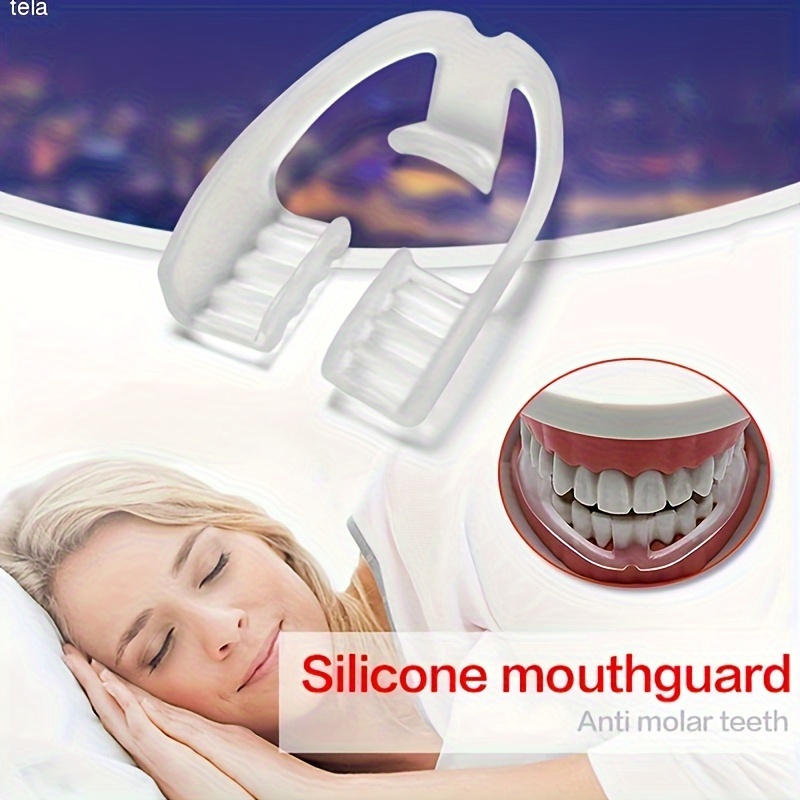 1 Protector Bucal Silicona Noche Dientes Aprietan Molares - Temu Chile