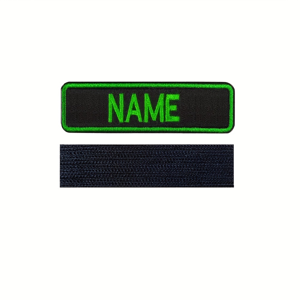 Po izdelane vezenke z imenom z zapenjalom s kavljem, 5*1,5 palca, za uniformo, delovno srajco, kapa, motivacijska nalepka z imenom