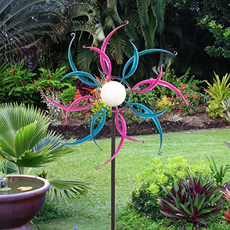 Fleur de colibri tridimensionnelle en acrylique pour sol de patio