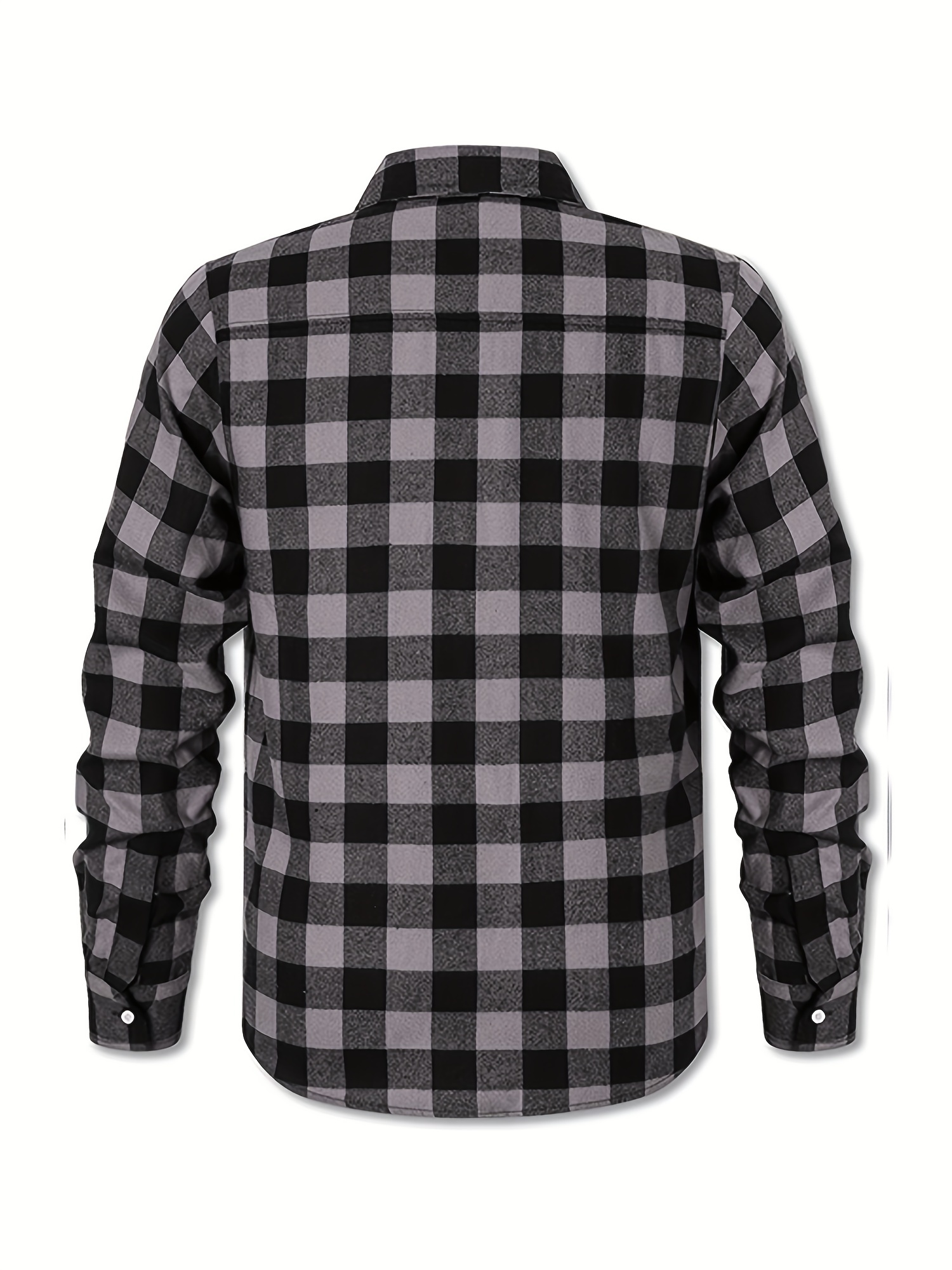 Plus Size Men's Casual Long Sleeve Button Shirt Fashion - Temu Canada