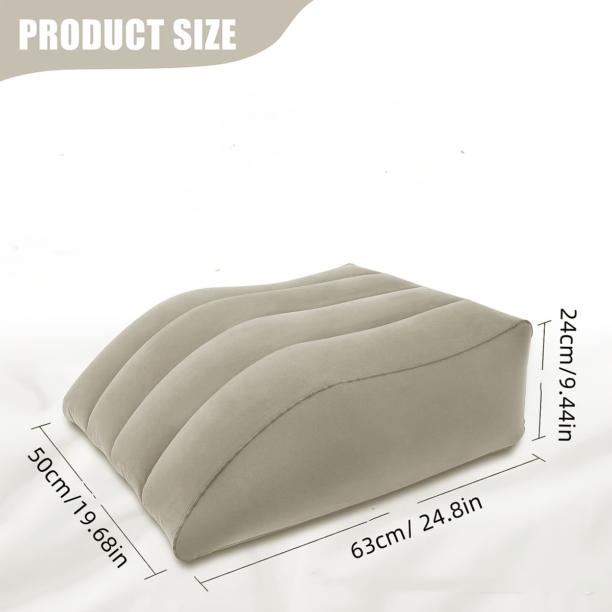 Leg Elevation Pillow, Inflatable Wedge Pillows, Comfort Leg Pillows for  Sleeping, Improve Circulataion and Reduce Swelling, Suitable for improving  Sleep Quality 