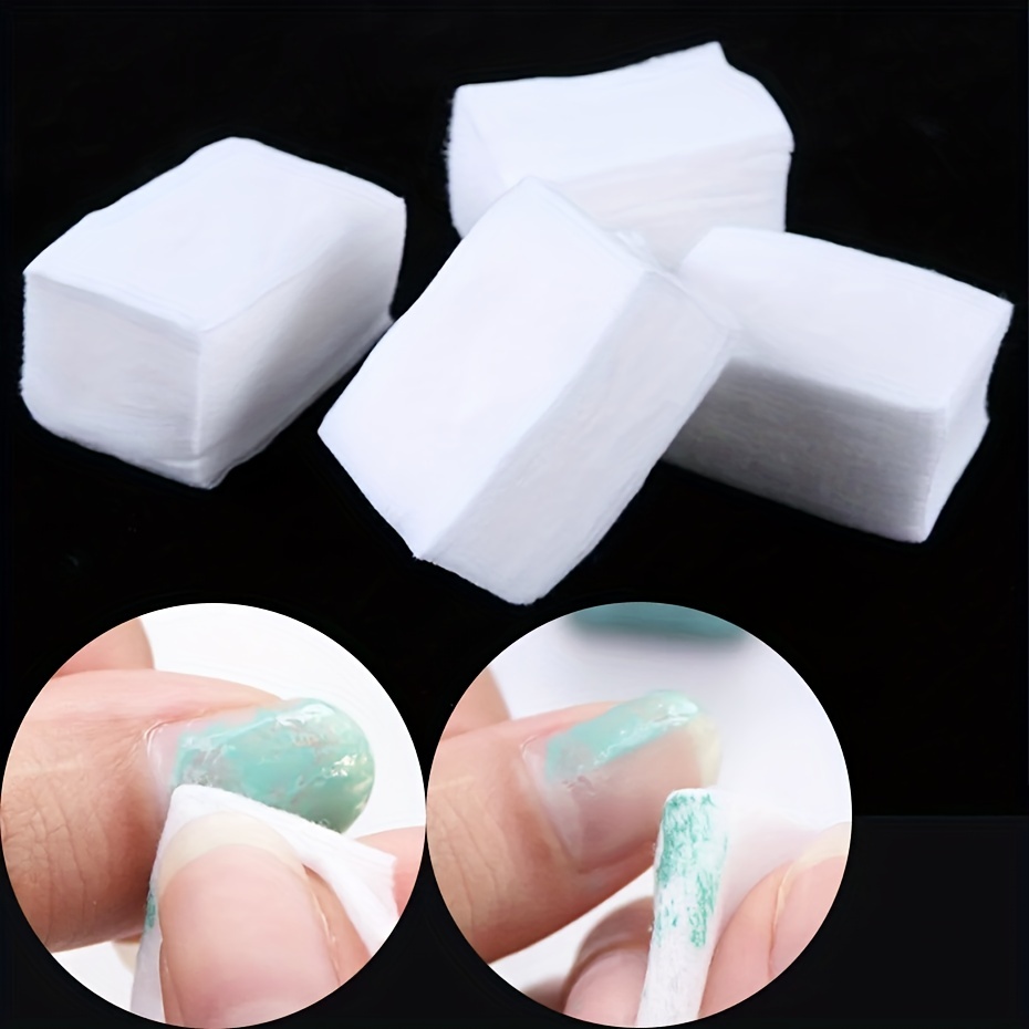 

900pcs Lint Free Nail Soft Wipes Nail Art Gel Acrylic Polish Remover Disposable Nail Art Remover Pads Manicure Pedicure Nail Art Tool 6*4cm/2.36*1.57in