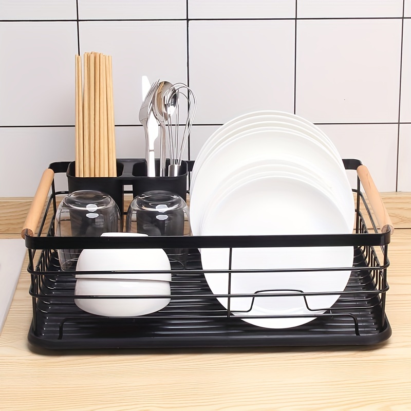 1Pc Practical Kitchen Storage Iron Rack Kitchen Dish Rack Cutlery