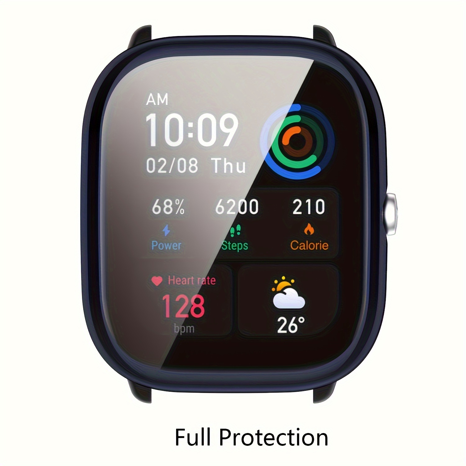  Screen Protector Compatible with Amazfit GTS 3 Case,Hard PC  Bumper All-Around Protective Cases Full Cover Shell Cases Smartwatch  Accessory for Amazfit GTS 3 : Cell Phones & Accessories