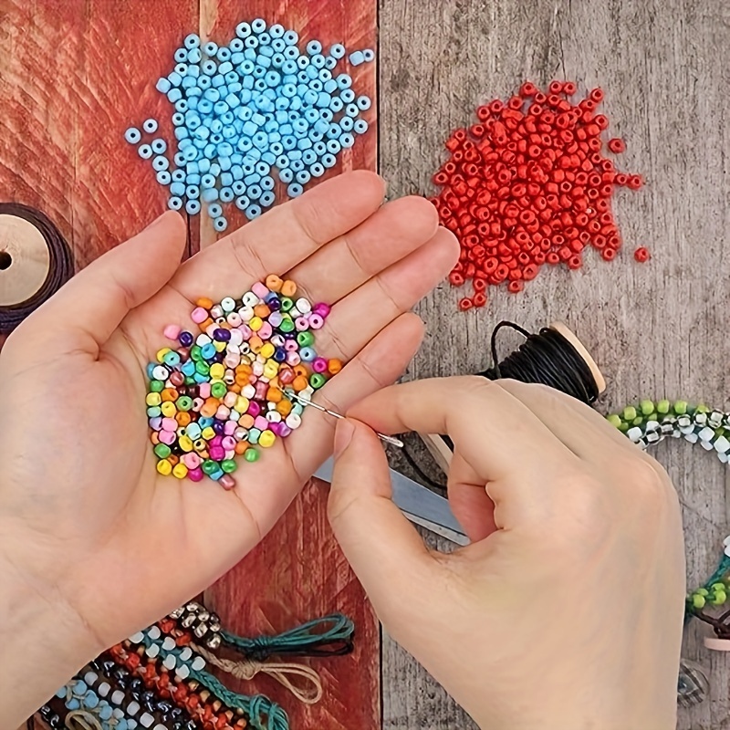 Mix Color Glass Seed Beads For Diy Earrings Bracelet - Temu
