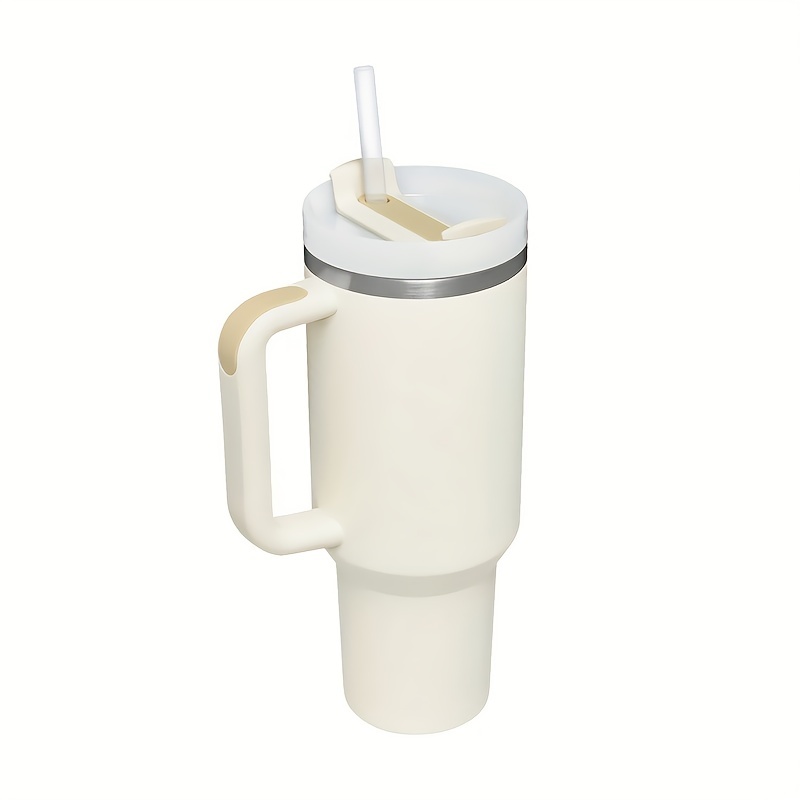 Upgraded Straw Tumbler With Handle Reusable Vacuum Tumbler - Temu