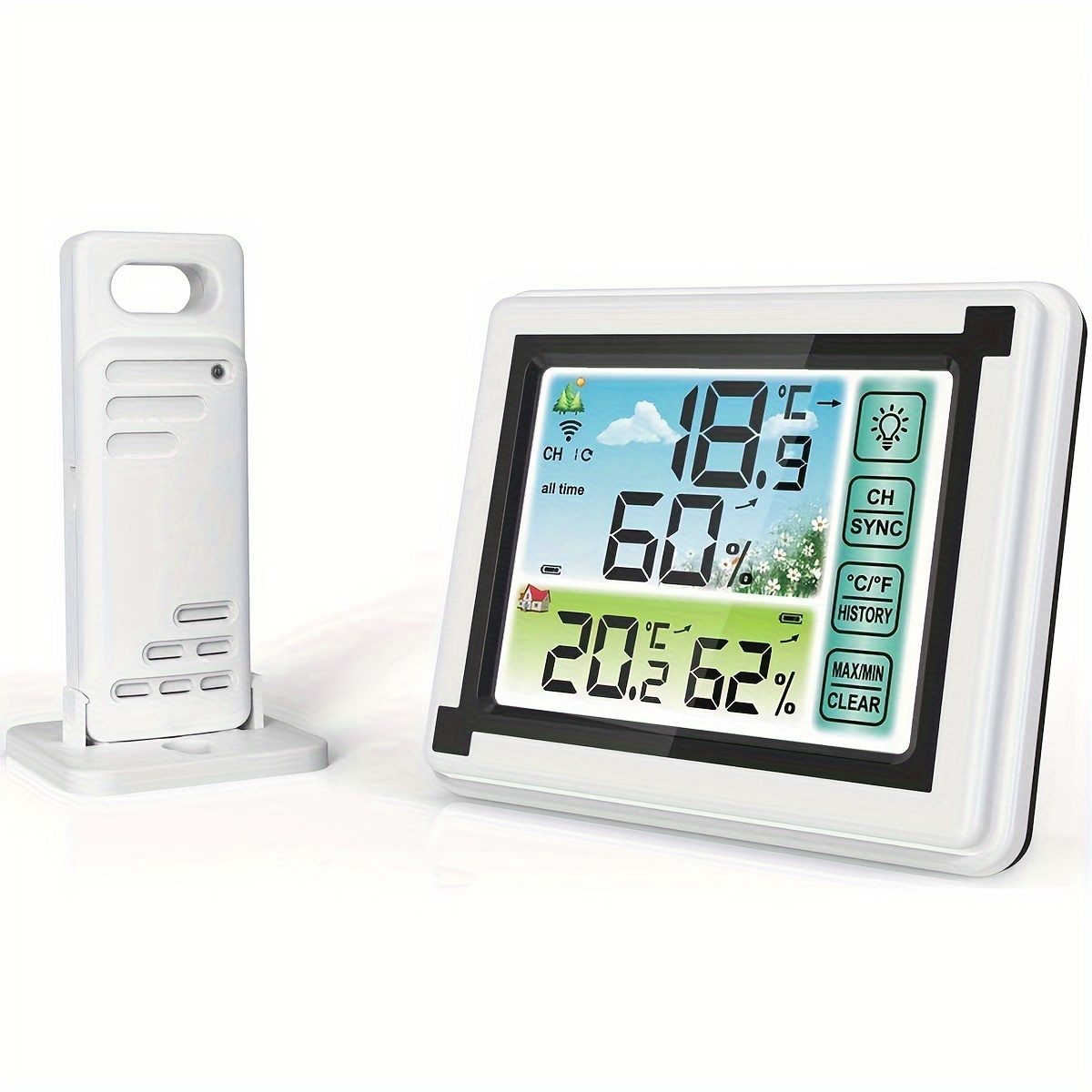 Tuya - Termometro intelligente igrometro, Bluetooth senza fili di  temperatura e umidità con display LCD, compatibile con Alexa e Google  Assistant, con funzione di allarme : : Giardino e giardinaggio