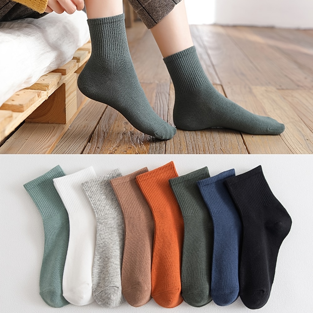 20 pares de calcetines de lana para mujer, calcetines gruesos de punto para  invierno, cálidos, multicolor, suaves, esponjosos, acogedores, cómodos