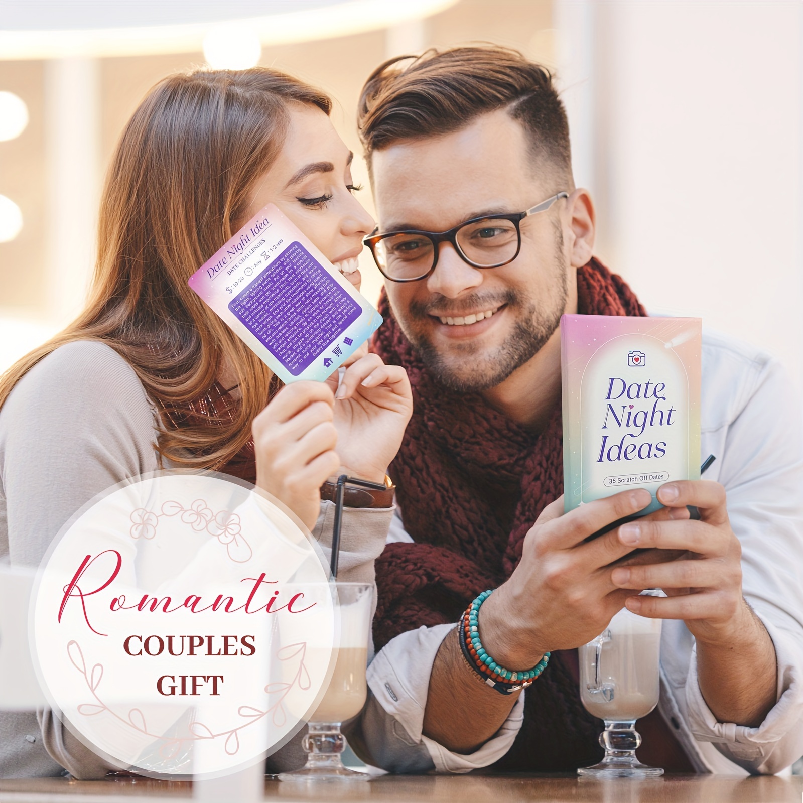 Romantic Couples Gift - Fun & Adventurous Date Night Box - Scratch Off Card  Game with Exciting Ideas for Couple: Girlfriend, Boyfriend, Newlywed, Wife