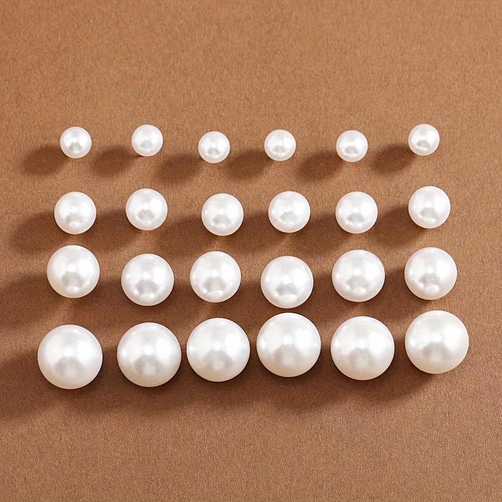 

Boucles D'oreilles Élégantes En Perles Blanches Imitant , D'oreilles Élégants