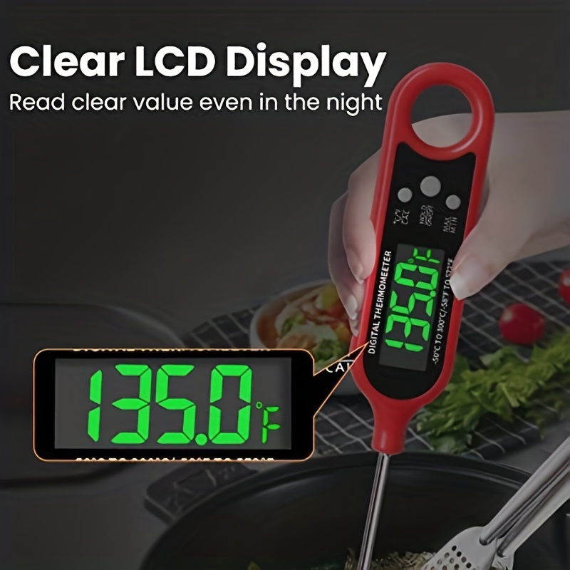 Digital Thermometer Probe Type Kitchen Food Rotisserie - Temu