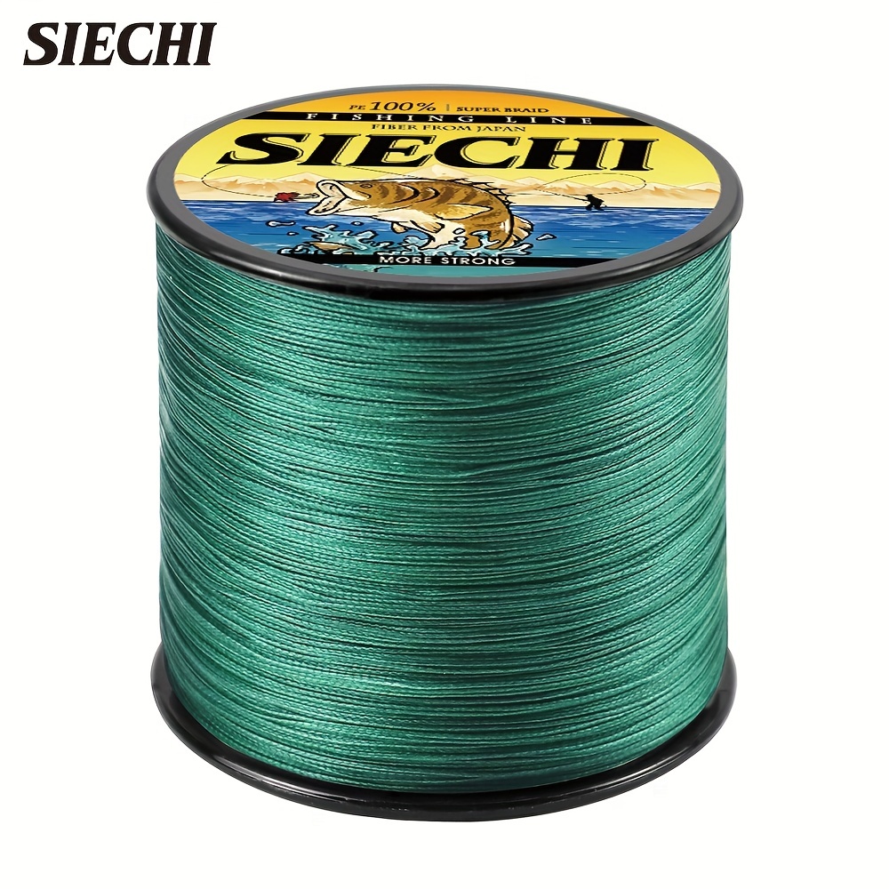 * 9X Braided PE Fishing Line - 100m/109yds, Wear-resistant, Bite-resistant,  Smooth Casting Line for Saltwater Fishing
