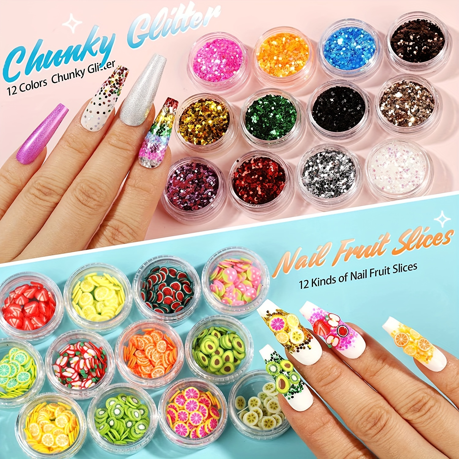 Nail Art Sequins Rectangle Flakes Glitter For Nails Decoration Bright