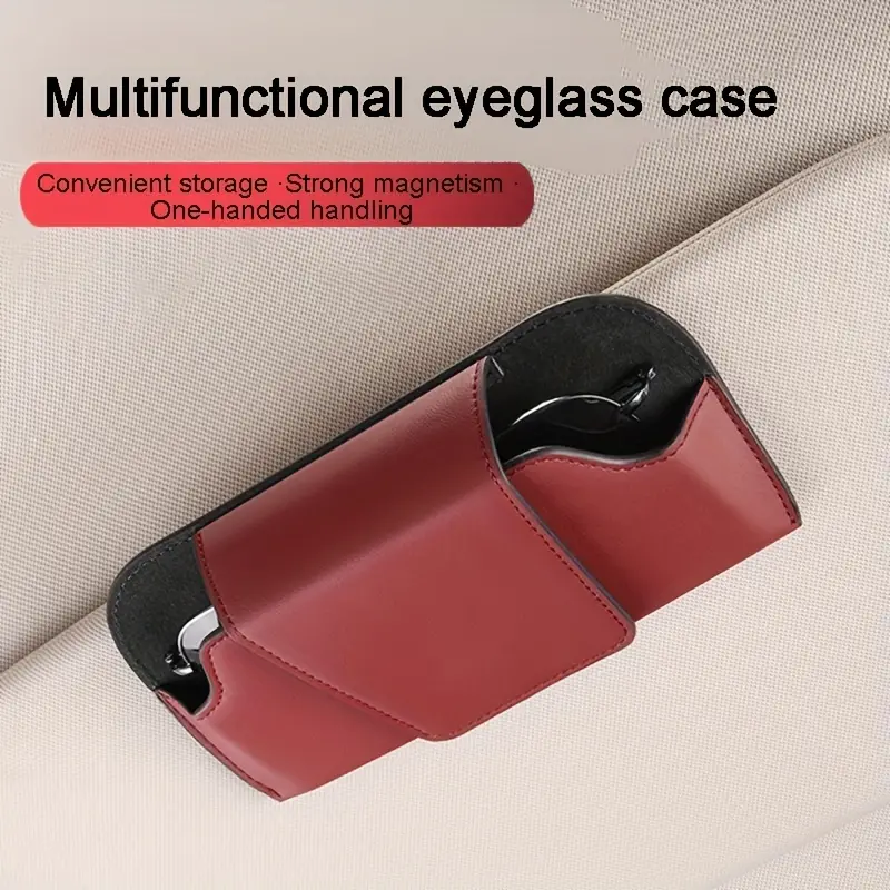 Clip Per Occhiali Da Auto Scatola Multifunzionale Per Occhiali Da Sole Per  Visiera Per Auto Scatola