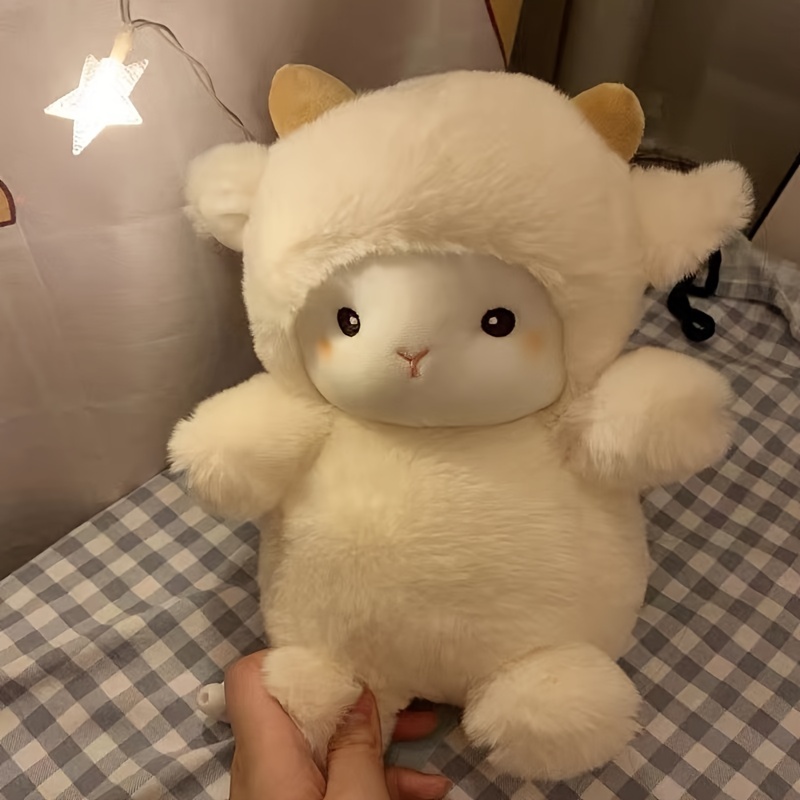 Cartoon Lamb Plush Toy Cute Little Sheep Stuffed Animal Doll Kids