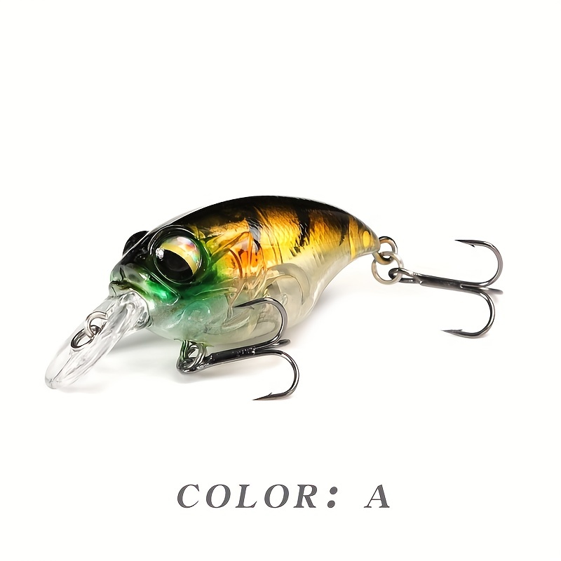 1pc New Crankbait Lure High Quality Hooks 12 Different Colors Artificial Bait Hard Fishing Cranks