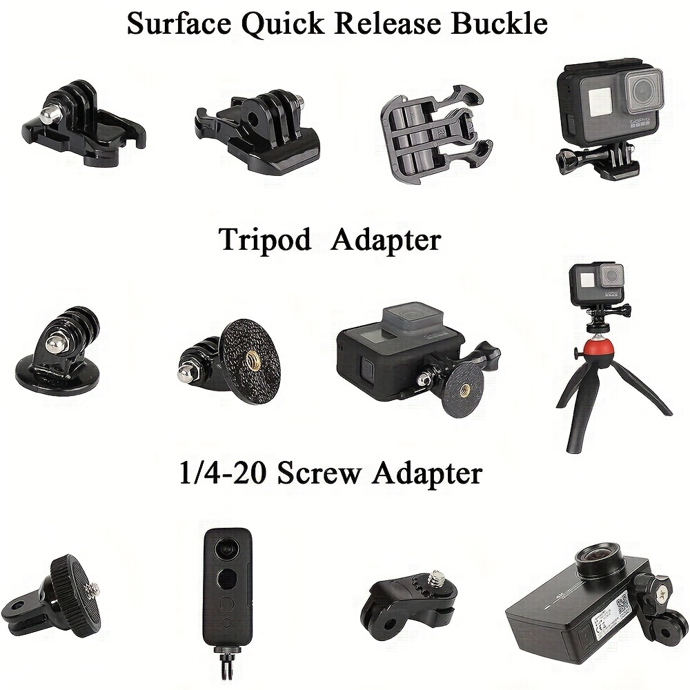 Accessoire appareil photo,Kit d'accessoires pour Gopro Hero 10 9 8