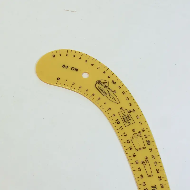 1pc Curve Ruler For Pants Clothing Ruler Sewing Measurement Tailor Craft  Tools Clothing Model Tailor Ruler Built-in Scale Drawing Ruler