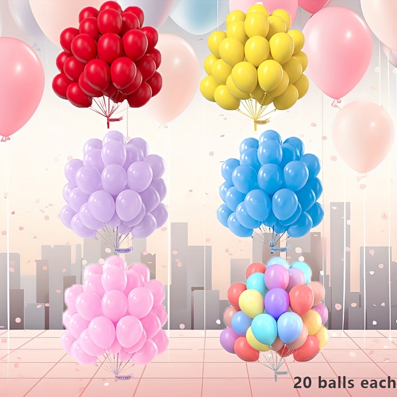 74pcs Mixed Color Party Balloon Garland  Party balloons, Colorful birthday  party, Birthday balloons