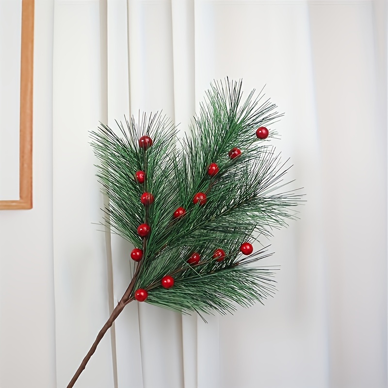 Bulk Artificial Christmas Picks Red Berry Pinecones Wreath Swags Hangi —  Artificialmerch