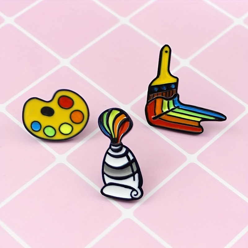 Artist Paint Palette Enamel Pin