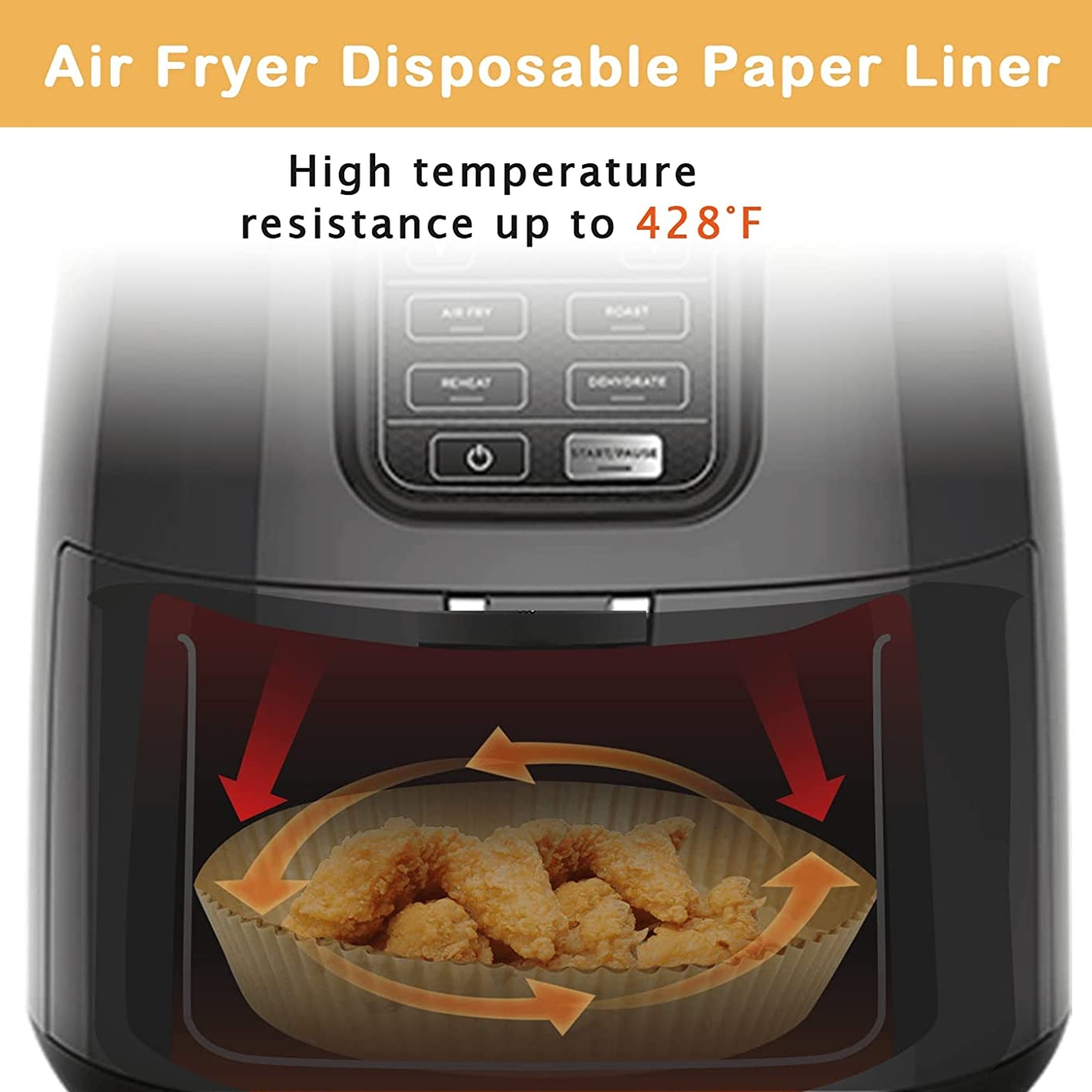 Air Fryer Disposable Paper Liner  Disposable Air Fryer Paper Box