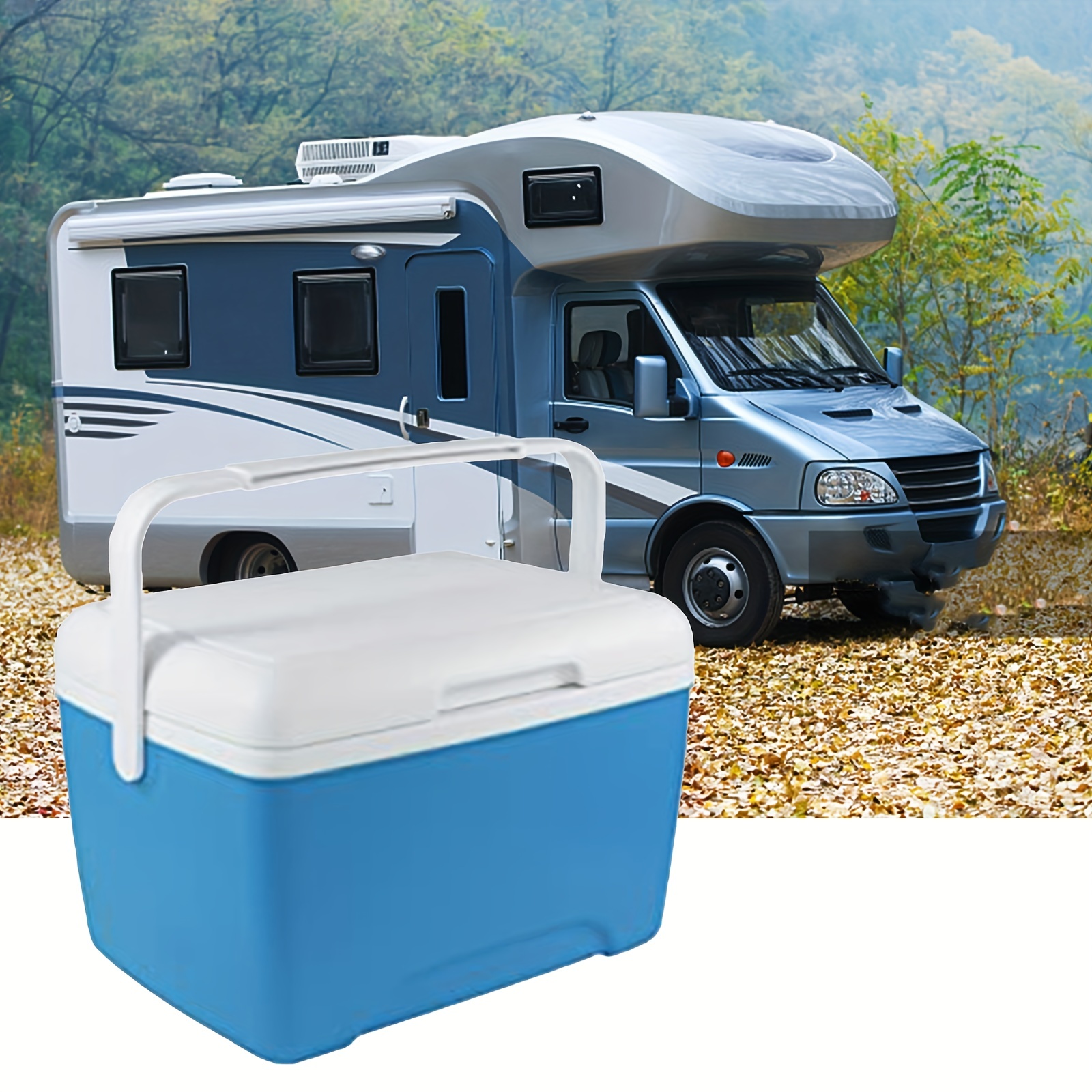 26L Kühlbox, Tragbarer Griff Lebensmittelqualität Tragbare Camping-Kühlbox  für Picknick-Camping : : Sport & Freizeit