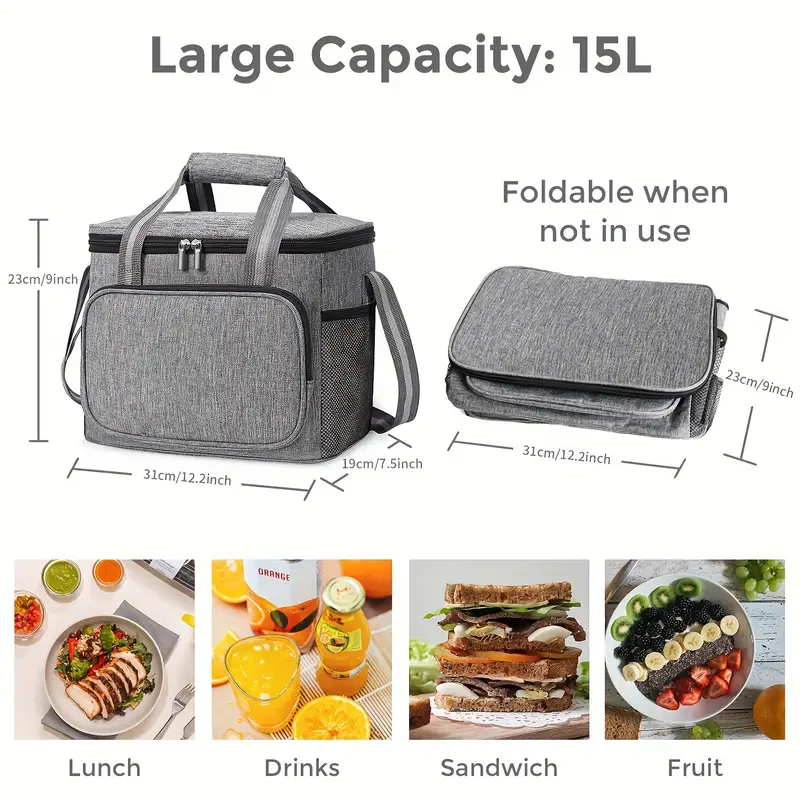 Small Cooler Bag Freezable Lunch Bag for Work School Travel,Leak-proof  Small Lunch Bag,Small Insulated Bag For Kids/Adults,Freezer Lunch