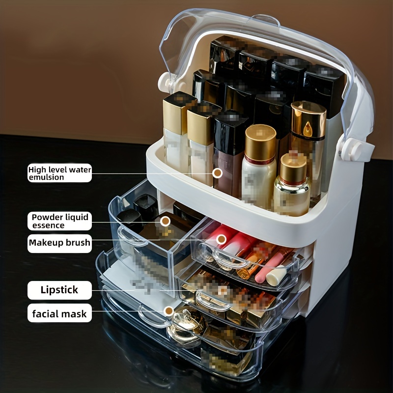 LV Transparent Makeup box cosmetics