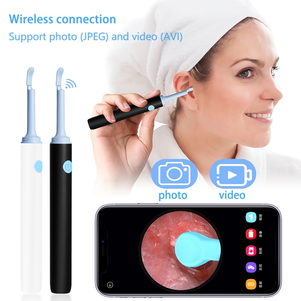 Ear Wax Tool With Smart Visual Ear Cleaner With Ear Camera - Temu