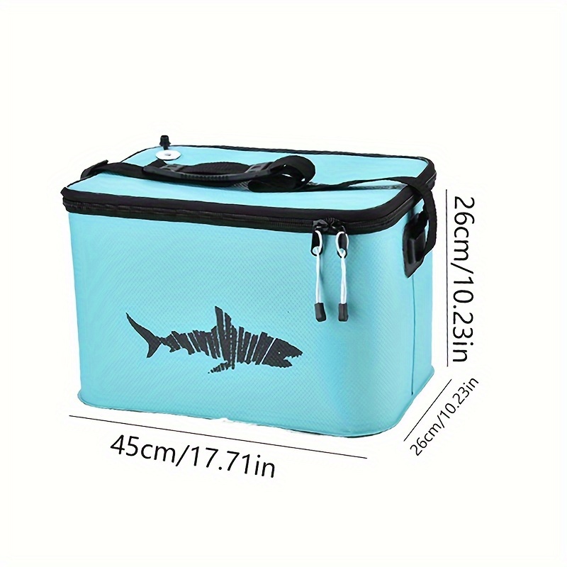 Fishing Bucket,Foldable Fish Bucket Multi-Functional EVA Fishing