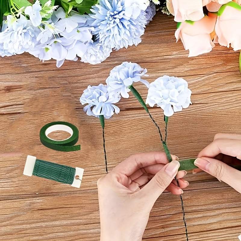 Floral Arrangement Kit With Green Tape And Wire - Temu