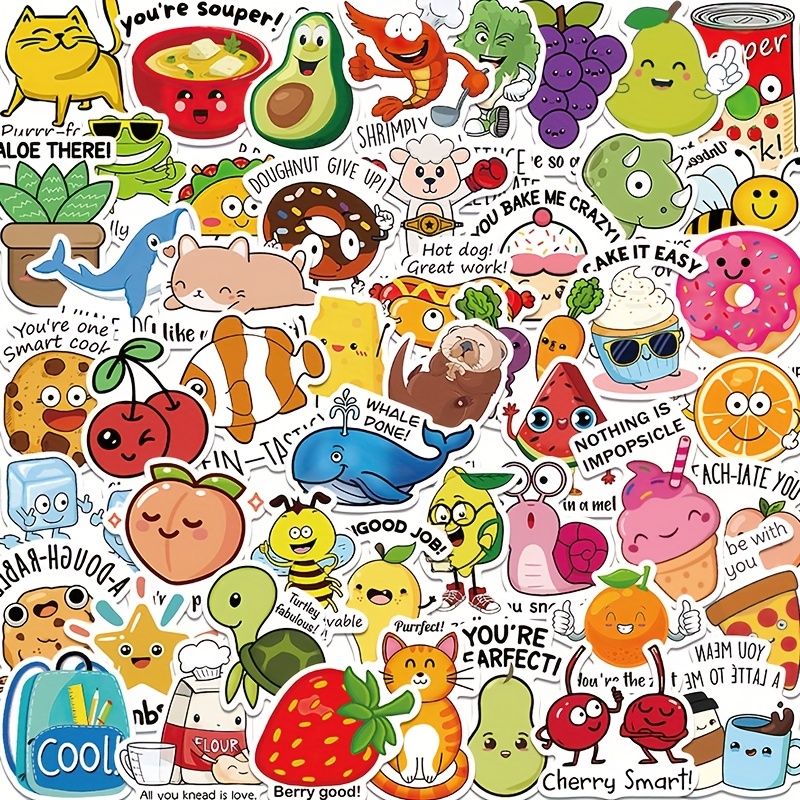 Reward Stickers for Kids,600PCS Motivational Stickers for Teachers Stickers  Packs,Cute Animal Reward Stickers for Students Award School Incentive