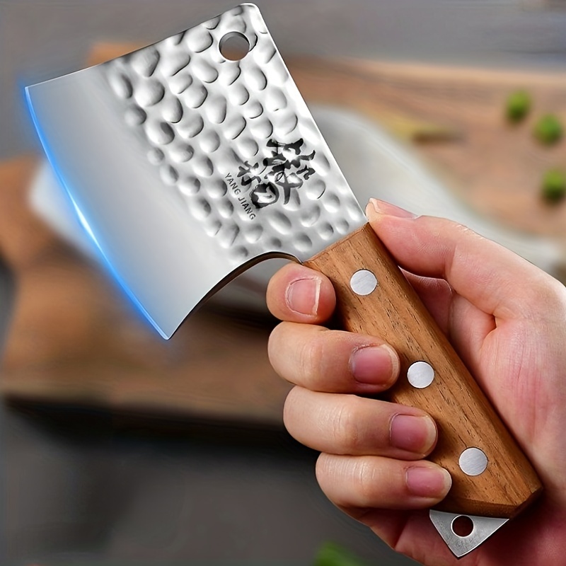Plys Heavy Duty Chopping Knife, Durable Sharp Meat Knife Meat Cleaver For  Meat Vegetable Bone Cutting - Temu