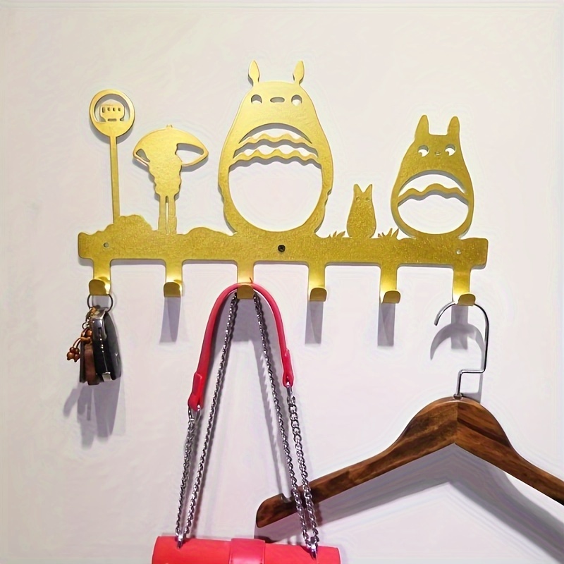 Golden Black Iron Craft Hook Hanging Ornament Clothes Coat - Temu Ireland