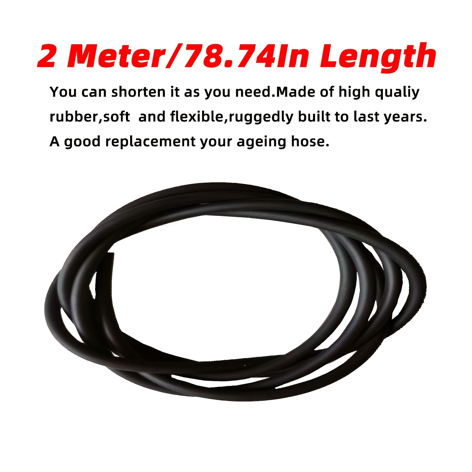 2M Windshield Washer Line Suitable for Most Car Windshield Fluid Tubing  Connect