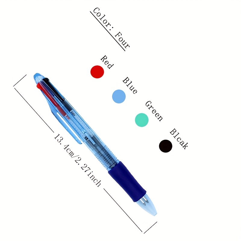 1pc, Penna A Sfera A 4 Colori, Punto Medio (1,0 Mm), 4 Colori In 1 Set Di Penne  Multicolore Per Forniture Scolastiche Per Ufficio Regalo Agli Studenti -  Temu Italy