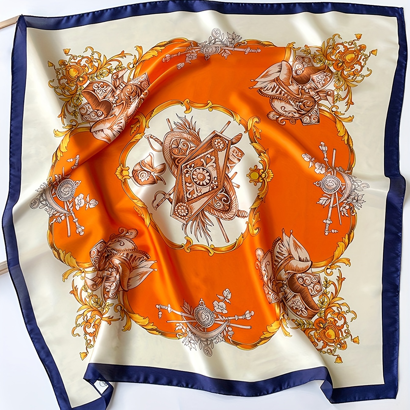 Vintage Hermes Silk Scarf Springs no.2 - felt