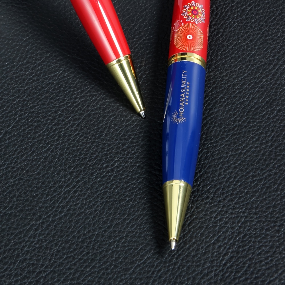 Ballpoint Pens, Comfortable Writing Pens, Metal Retractable Pretty  Journaling Pens, Black Ink Medium Point 1.0 mm Gift Pens