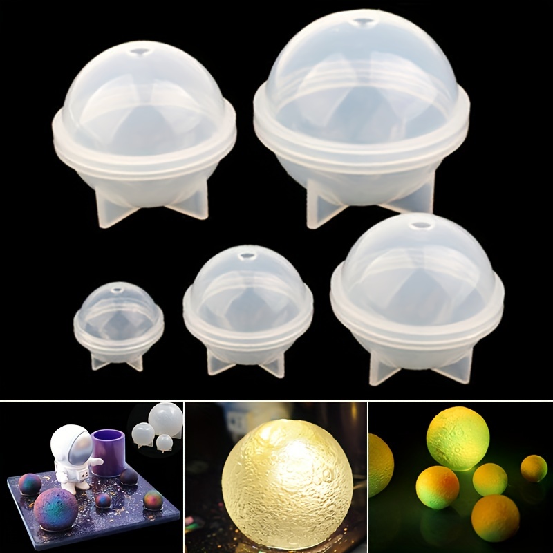 Epoxy Ball Planet Silicone Mold Diy Handmade Jewelry Sphere - Temu