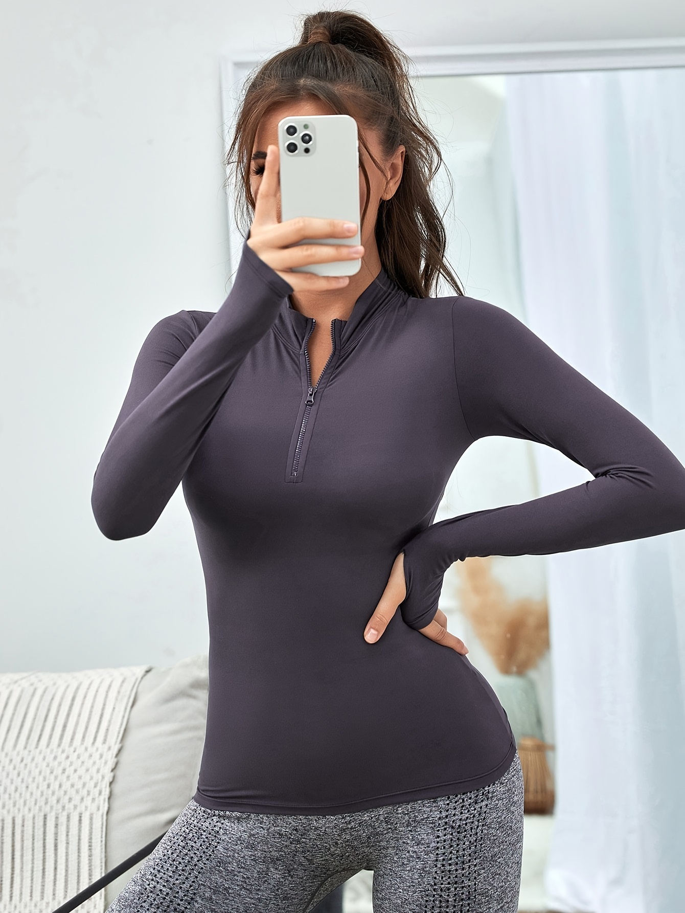 Women's Long Sleeve Sports Pullover, Best Yoga, Sports, Workout