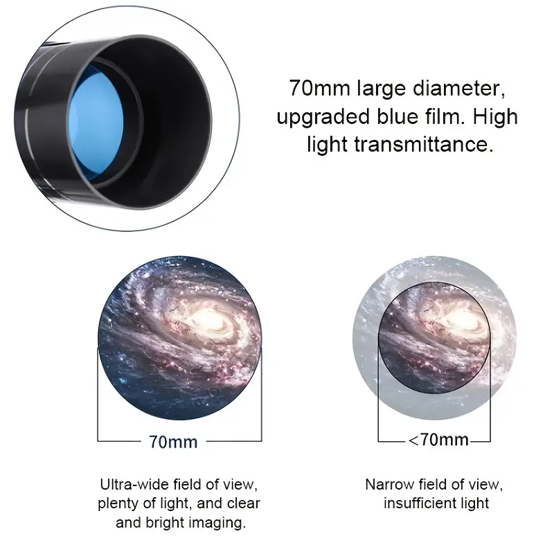 telescope for kids astronomy beginners 15x 150x high magnification astronomical refractor telescope portable travel telescope for adults great astronomy gift for kids details 3