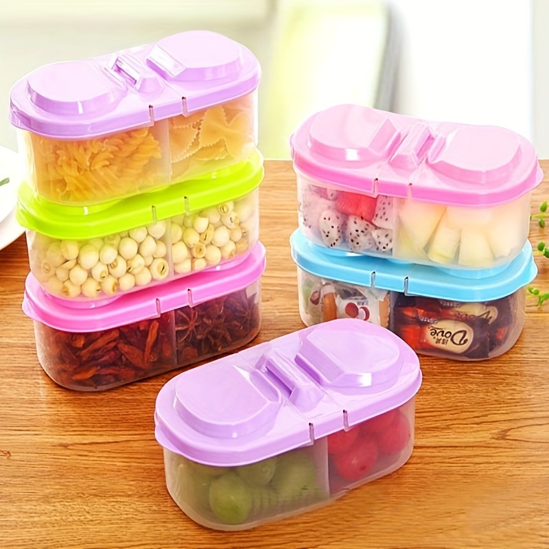 1pc Portable Plastic Food Storage Containers With Lids, Trip Outdoor Lunch  Box, Refrigerator Crisper Box, Fresh Fruit Snacks Storage Box