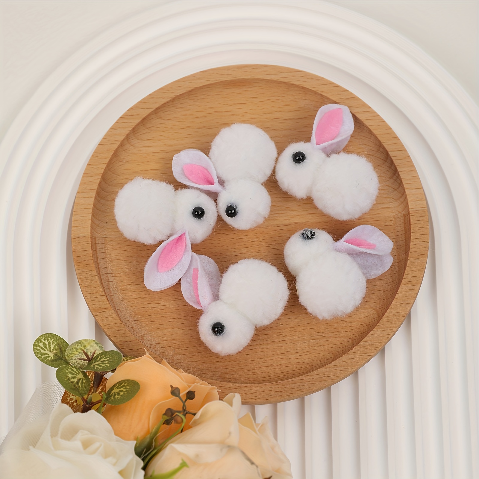 Cute Mini Rabbit Stuffed Animals Toys Ornament Hanging - Temu