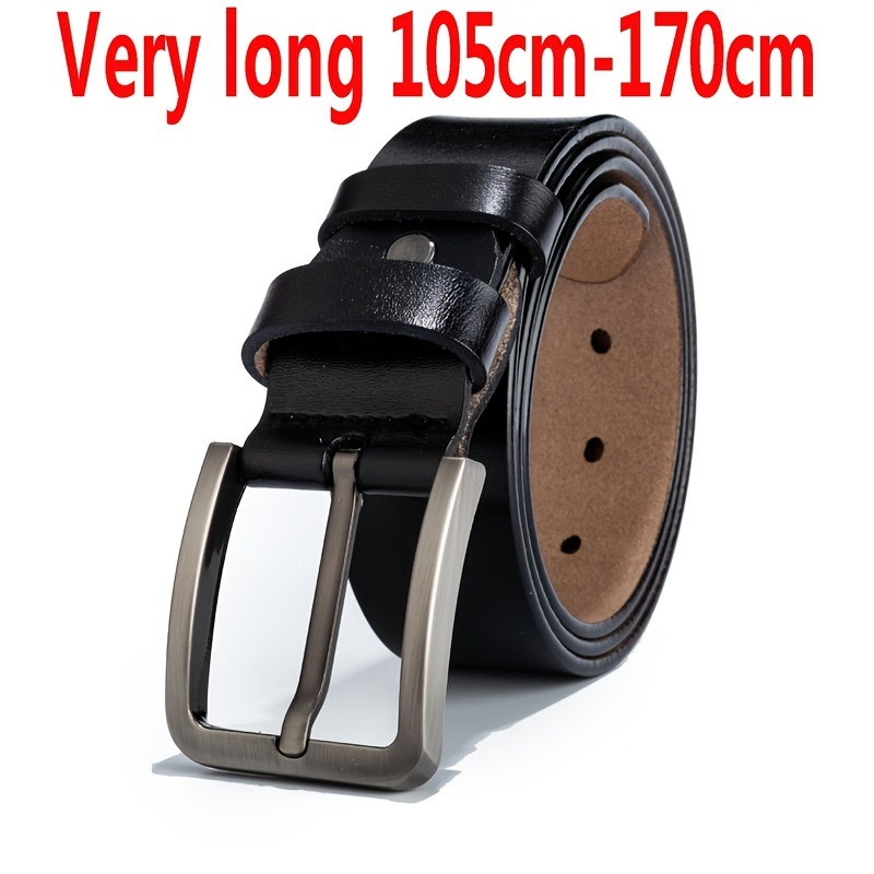 New Retro Smooth Buckle Belt Men's Oversized Leather Pure Cowhide Letter  Belt Designer Belts Men High Quality