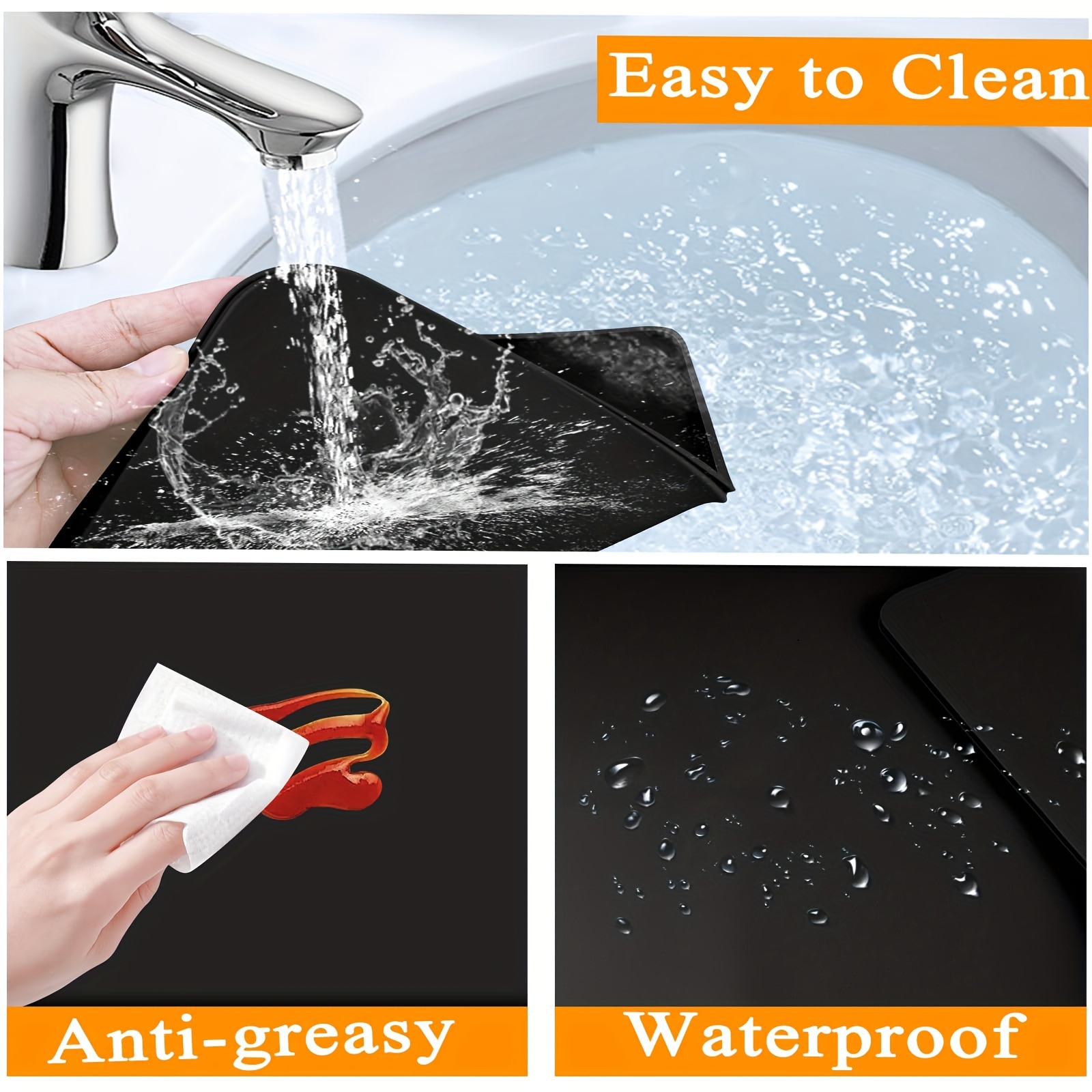 Washer And Dryer Top Protector Mat Protective Silicone - Temu