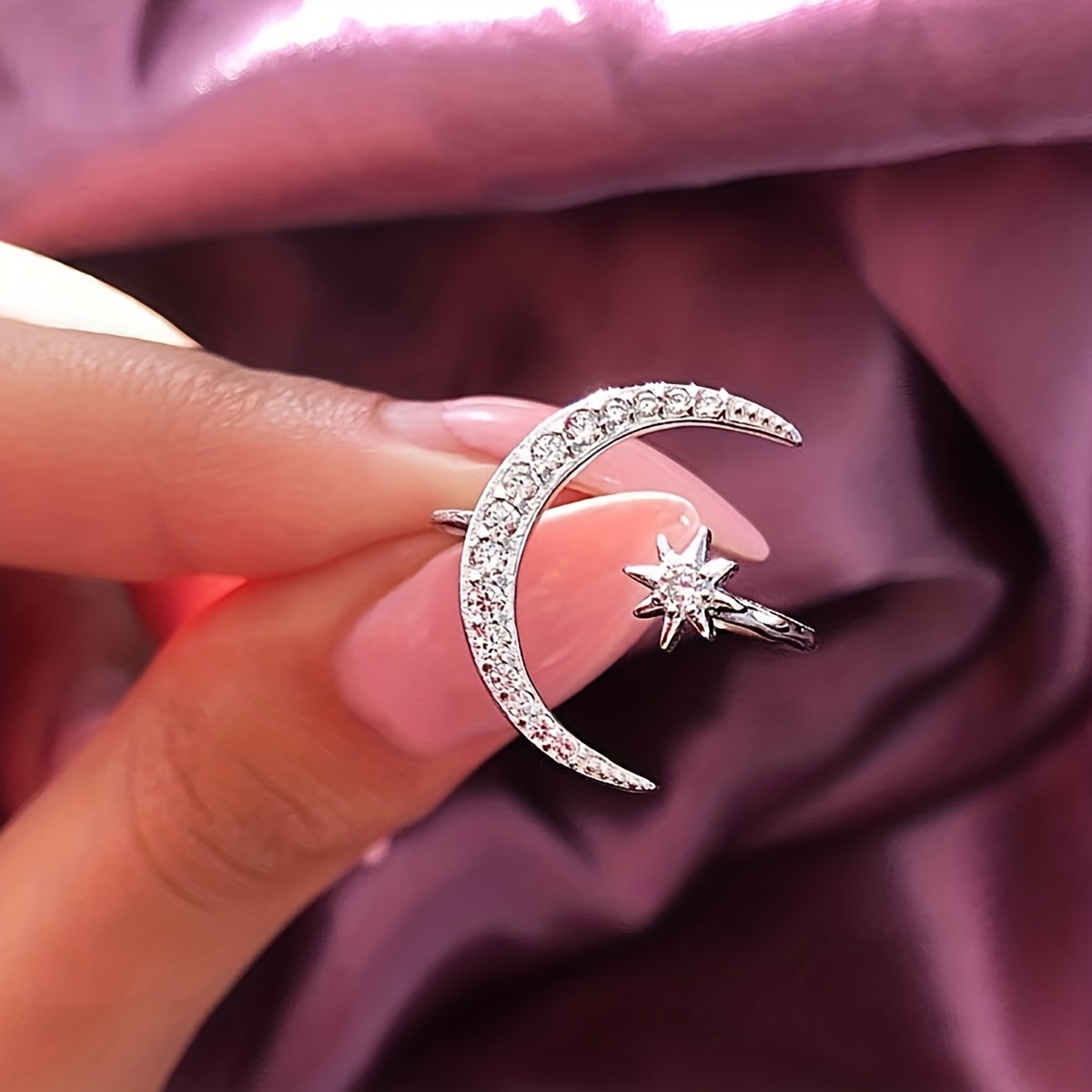 Crescent Women's Ring - Eid Ramadan Gift