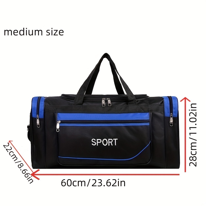 Portable Large Capacity Travel Duffle Bag Multi Pockets Temu